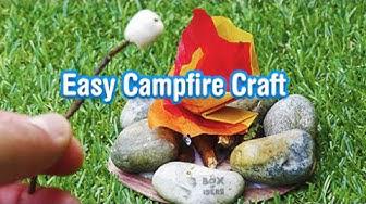 'Video thumbnail for Quick and Easy Miniature Campfire Craft for Kids Using Rocks and Sticks - Box of Ideas'
