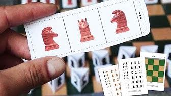 'Video thumbnail for How to Make a Paper Chess for Kids with Animal Design | Box of Ideas'