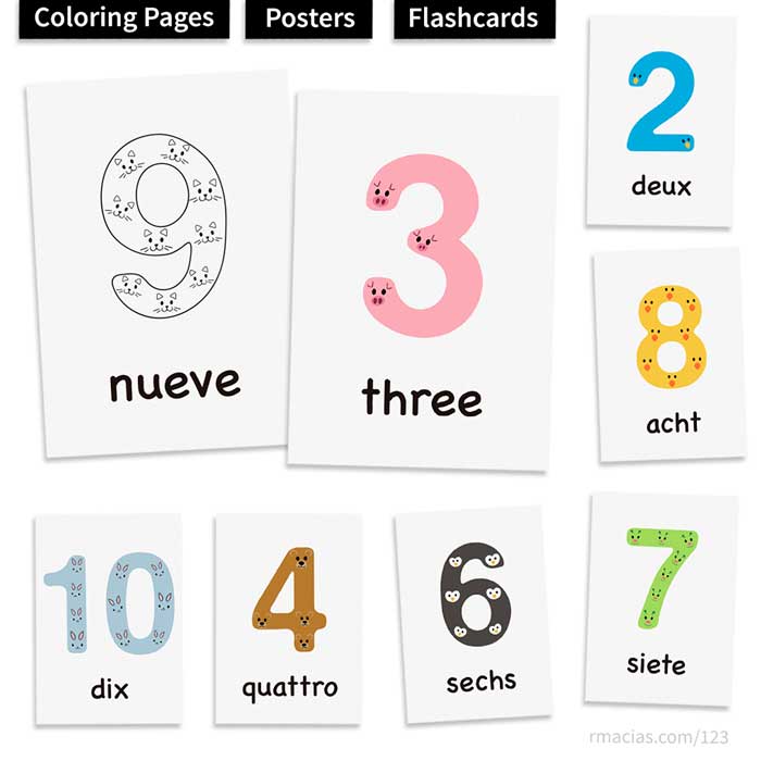 beautiful 1 to 10 printable numbers box of ideas