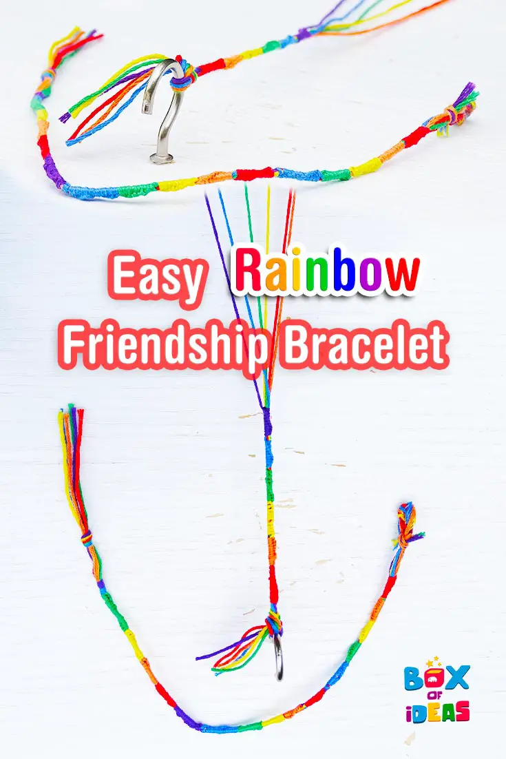 Easy Braided Friendship Bracelet Kids Craft Backyard Summer Camp
