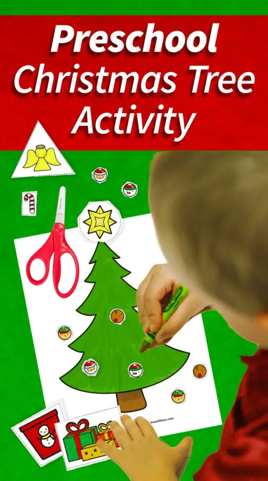 Christmas Tree Activity For Preschool - Box Of Ideas